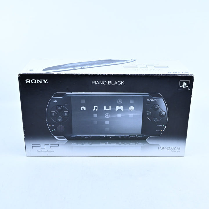 Piano Black - Sony PSP Boxed Console - PSP-2002 - 2000 + NEW BATTERY!