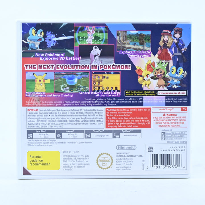 Pokemon Y - Nintendo 3DS Game - PAL + Manual - FREE POST!