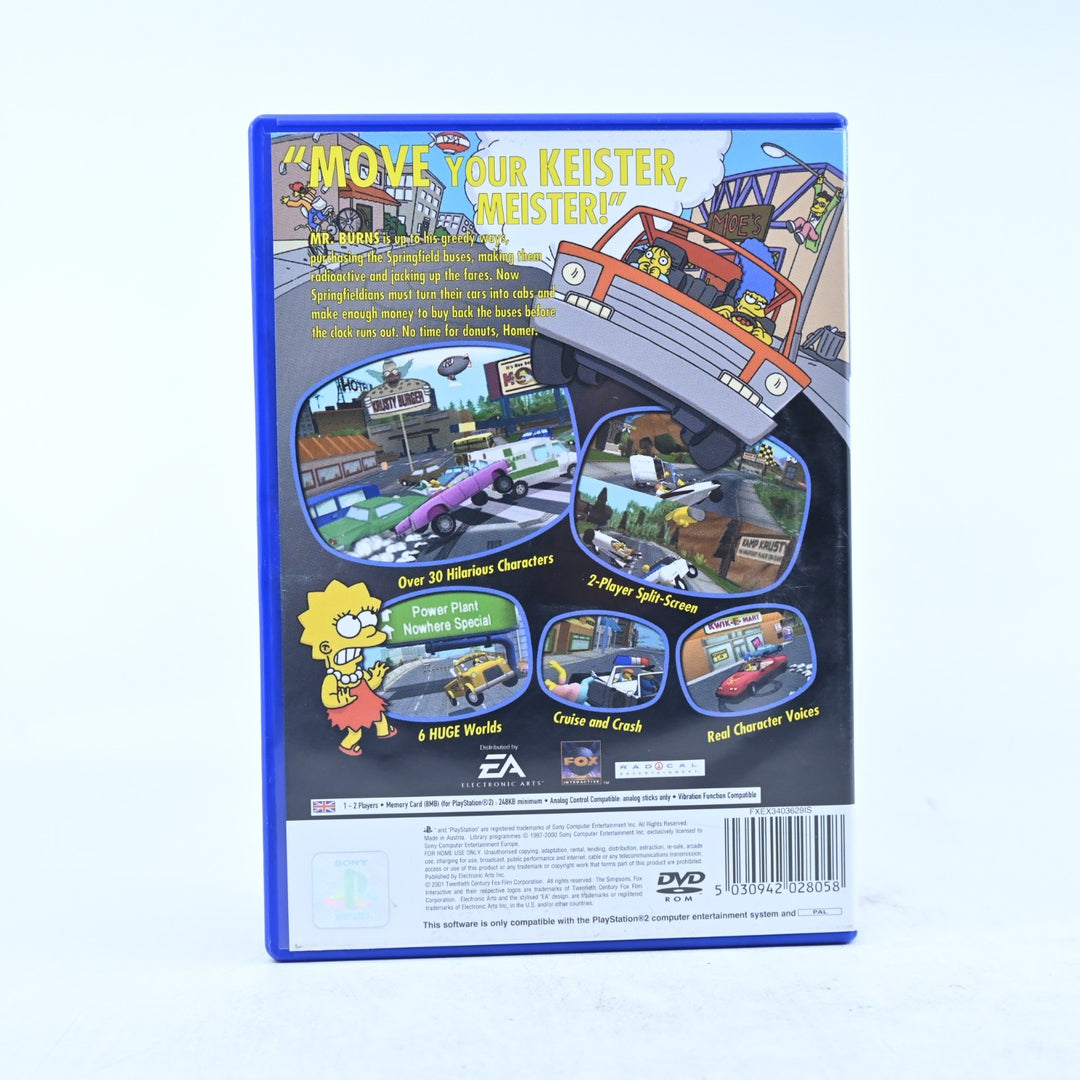 The Simpsons Road Rage - Sony Playstation 2 / PS2 Game + Manual - PAL
