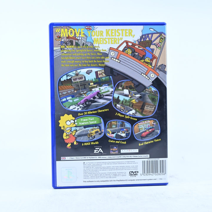 The Simpsons Road Rage - Sony Playstation 2 / PS2 Game + Manual - PAL