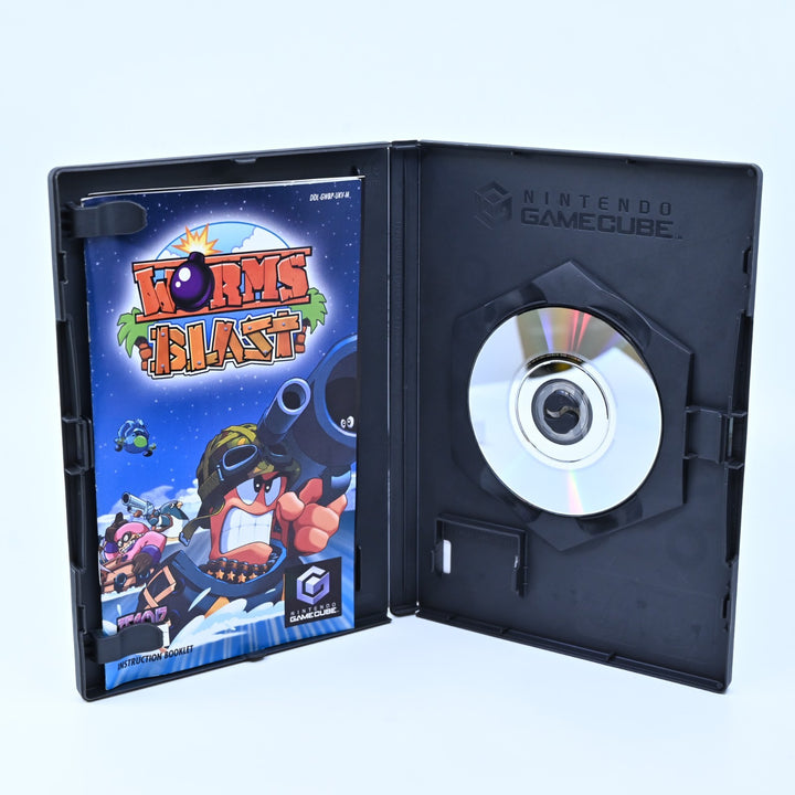 Worms Blast - Nintendo Gamecube Game + Manual - PAL - FREE POST!