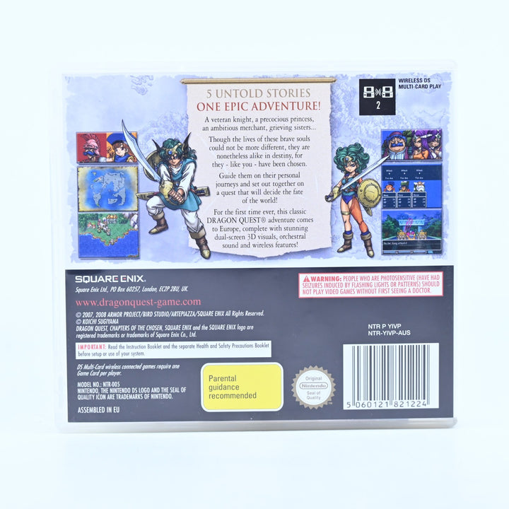 Dragon Quest IV 4: The Chapters of the Chosen - Nintendo DS Game - PAL + Manual