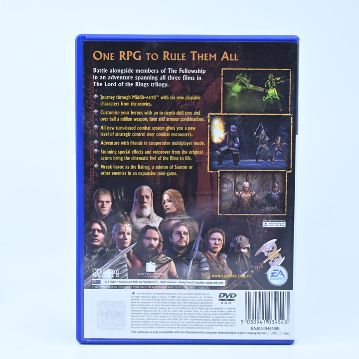 The Lord of the Rings: The Third Age - PS2 Game + Manual - PAL - MINT DISC!