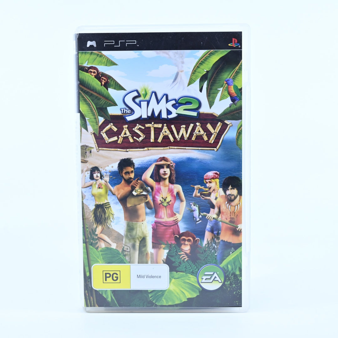 The Sims 2: Castaway - Sony PSP Game + Manual - FREE POST!