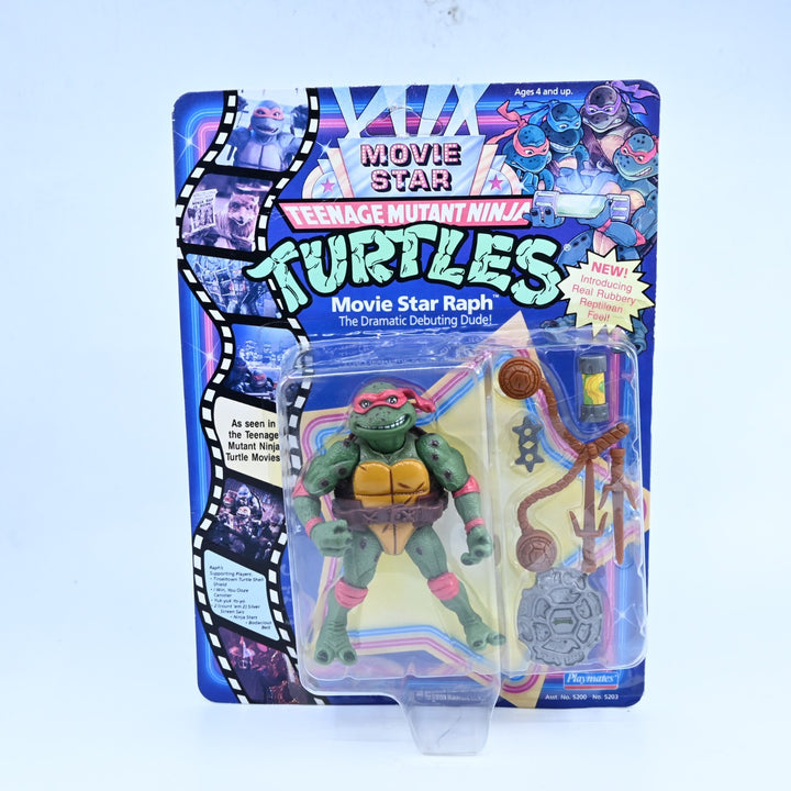 Movie Star Raph Teenage Mutant Ninja Turtles / TMNT Playmates 1980's Figure Toy