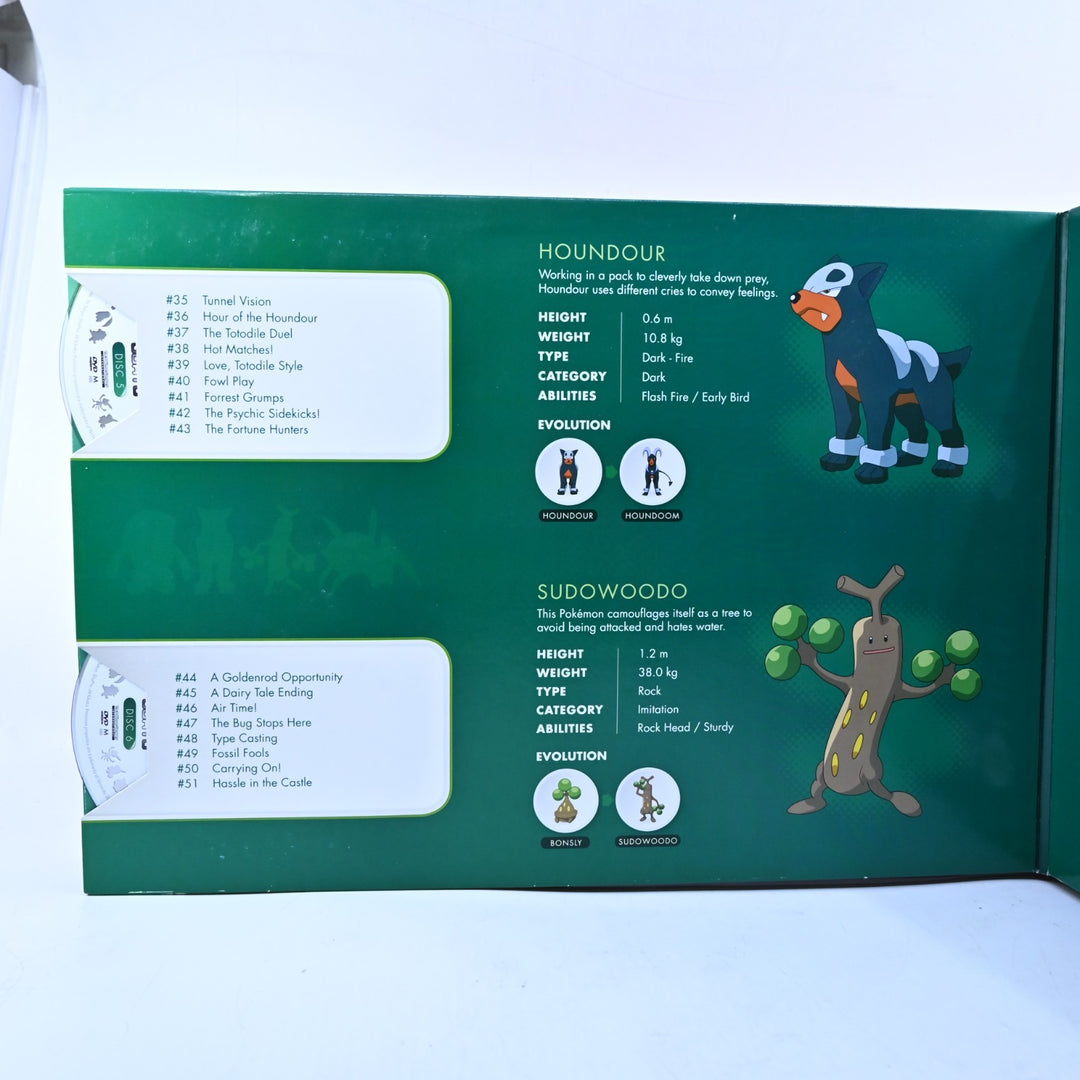 Pokemon Johto Collection Pokedex Book - 18 Discs - Region 4 - Anime DVD