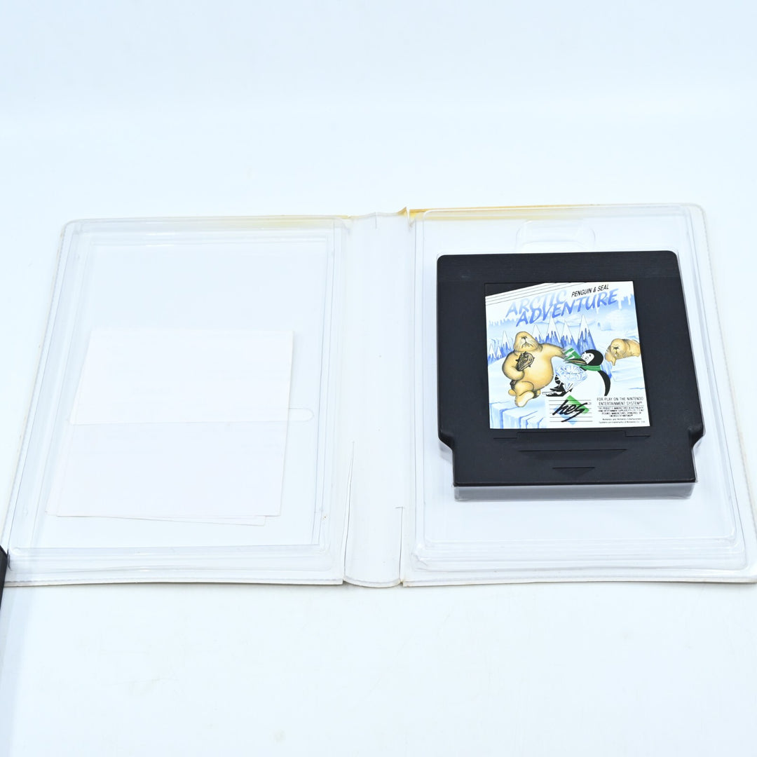 Arctic Adventure: Penguin &amp; Seal - Flat Cartridge - H.E.S / NES Game - PAL