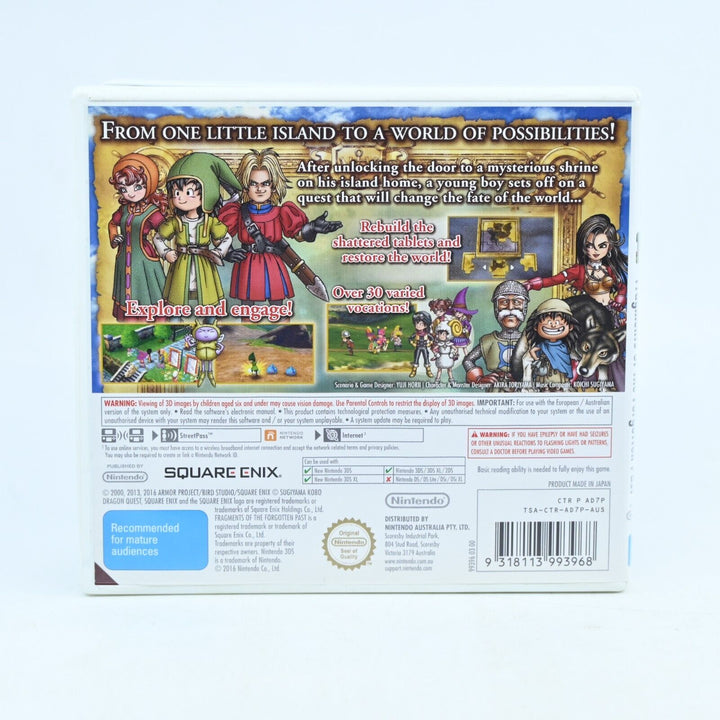 Dragon Quest VII: Fragments of the Forgotten Past - Nintendo 3DS Game - PAL