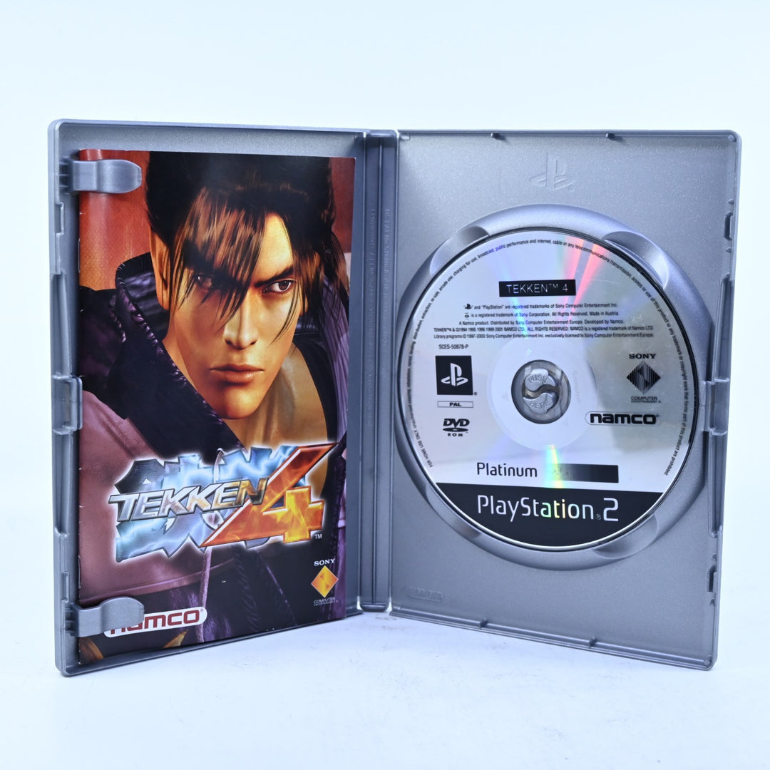 Tekken 4 - Sony Playstation 2 / PS2 Game + Manual - PAL - MINT DISC!