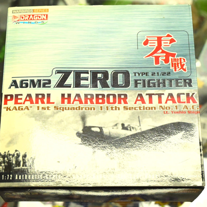 Dragon Wings 1:72 A6M2 Zero Type 21/22 Pearl Harbor Kaga 1st SQN 50021 - Plane
