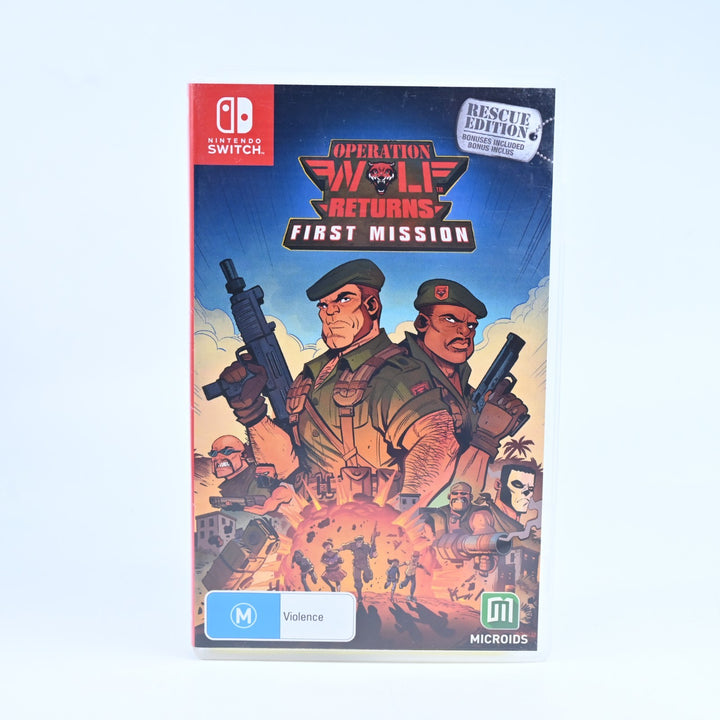 Operation Wolf Returns: First Mission - Nintendo Switch Game - FREE POST!