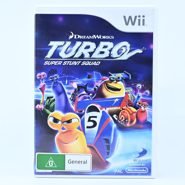 DreamWorks: Turbo Super Stunt Squad - Nintendo Wii Game + Manual - MINT DISC!