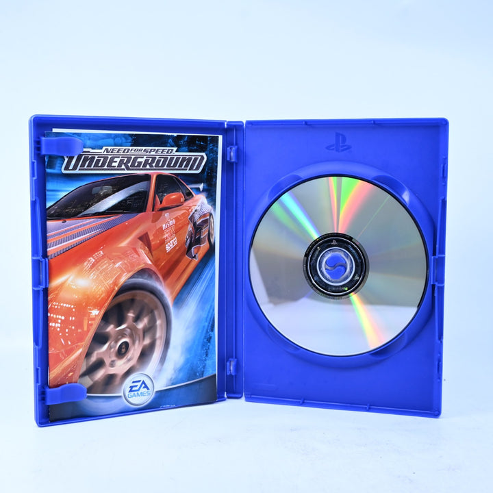 Need for Speed Underground - Sony Playstation 2 / PS2 Game + Manual - PAL