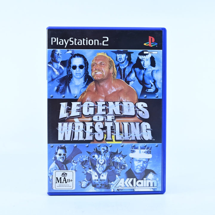 Legends of Wrestling - Sony Playstation 2 / PS2 Game + Manual - PAL - MINT DISC!