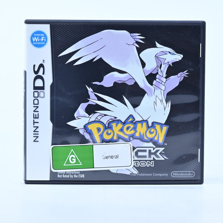 Pokemon Black Version - Nintendo DS Game - REGION FREE + Manual - FREE POST!