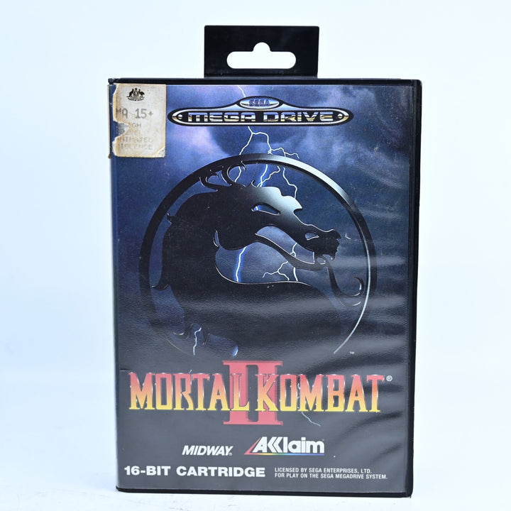 Mortal Kombat II - Sega Mega Drive Game - No Manual - PAL - FREE POST!