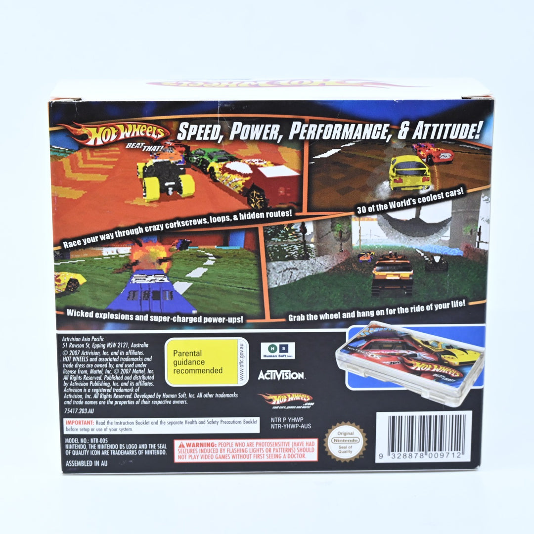 SEALED! Hot Wheels Beat That - Special Edition - Nintendo DS Game - PAL