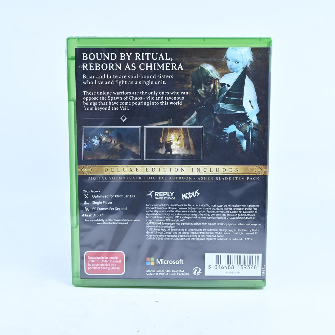 Soulstice - Deluxe Edition - SEALED! - Xbox Series X Game - PAL - FREE POST!
