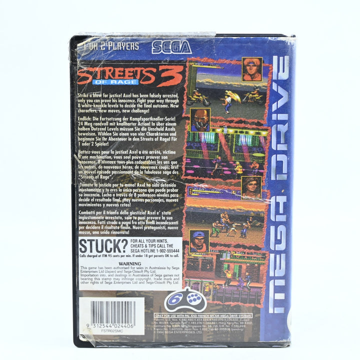 Streets of Rage 3 - Sega Mega Drive Game - PAL - FREE POST!
