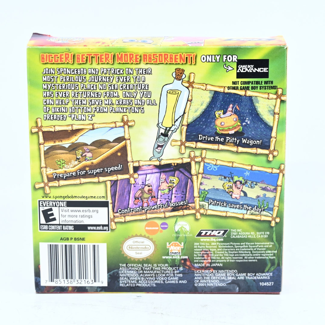 The Spongebob Squarepants Movie - GBA Boxed Game - Region Free - FREE POST!