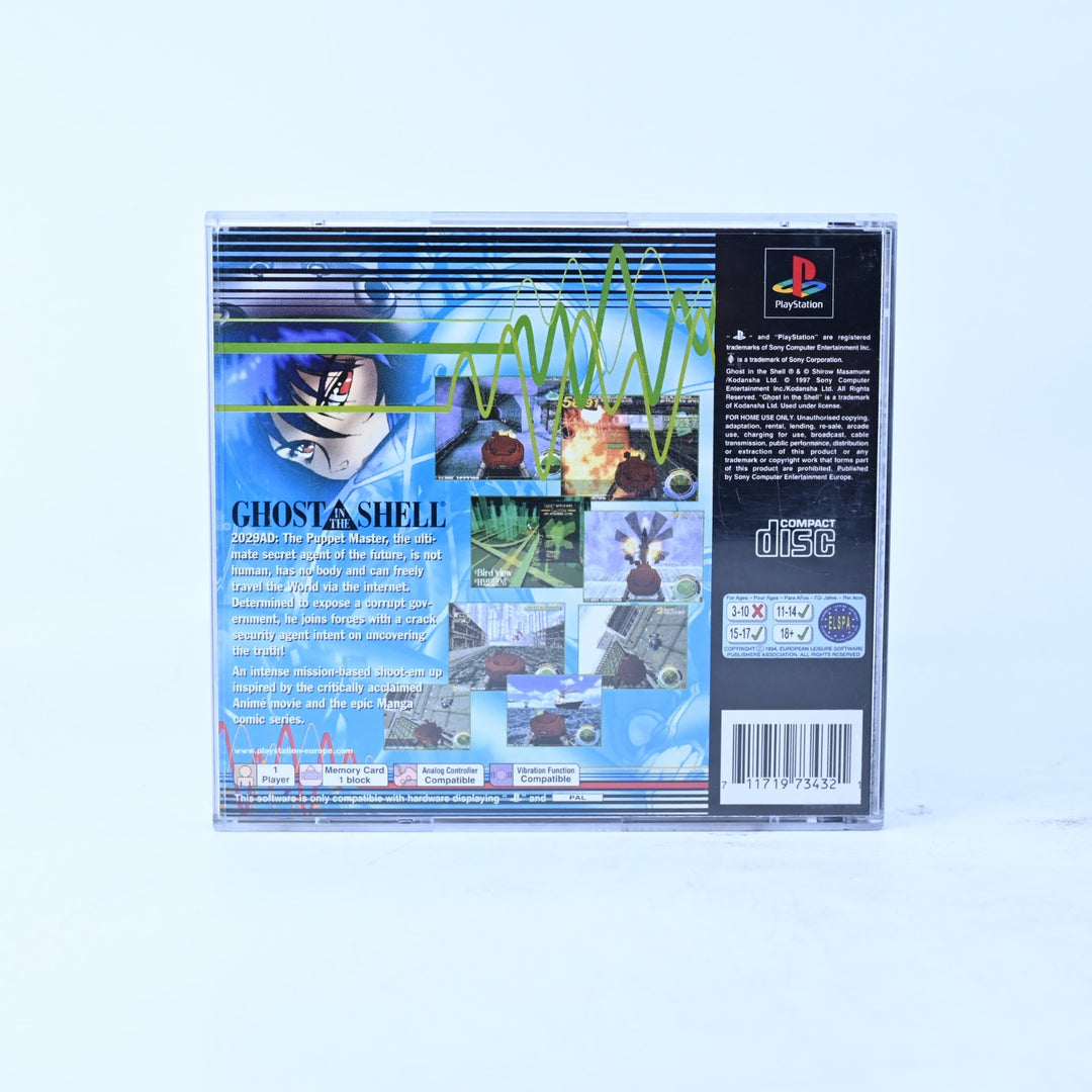 Ghost in the Shell - Sony Playstation 1 / PS1 Game + Manual - PAL - MINT DISC!