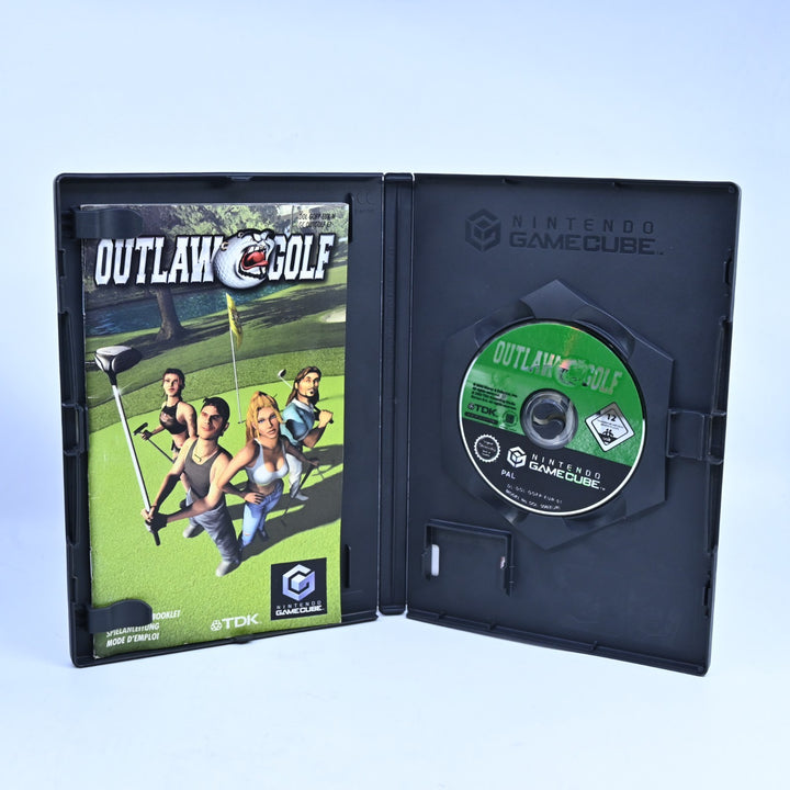 Outlaw Golf - Nintendo Gamecube Game + Manual - PAL - FREE POST!