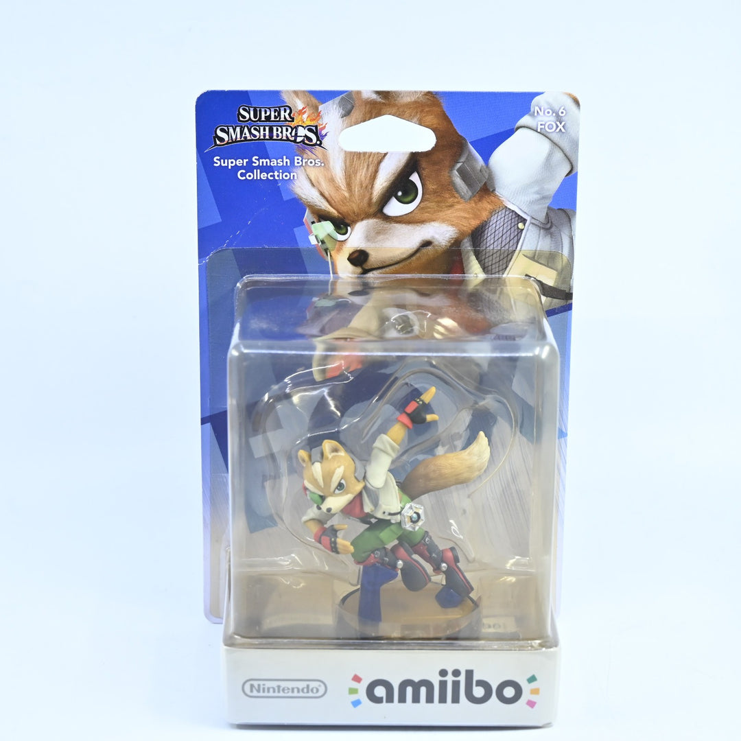 SEALED! Fox Amiibo - Super Smash Bros. Collection No.6 - Nintendo - Toy