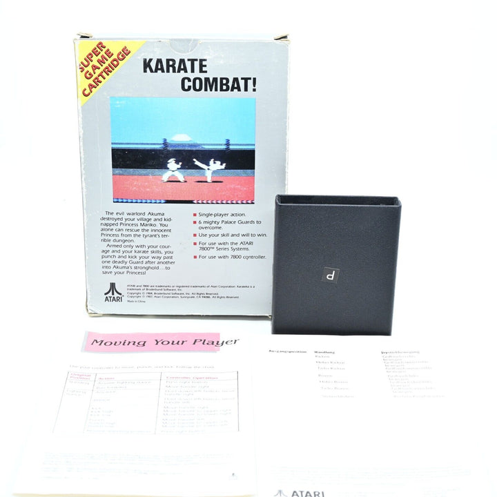 Karateka - Cartridge + Manual - Atari 7800 Game - PAL - FREE POST!