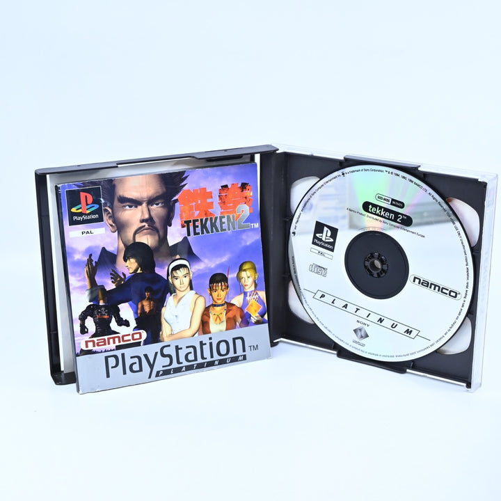 Tekken 2 - Sony Playstation 1 / PS1 Game + Manual - PAL - MINT DISC!