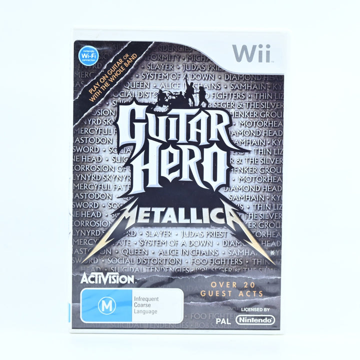 Guitar Hero Metallica - Nintendo Wii Game + Manual - PAL