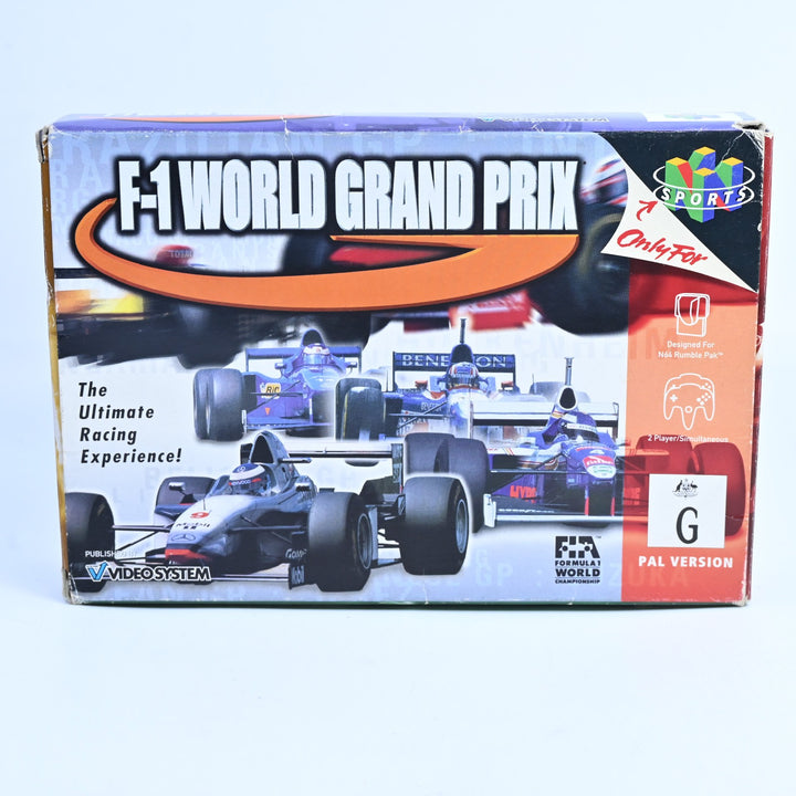F-1 World Grand Prix - N64 / Nintendo 64 Boxed Game - PAL - FREE POST!