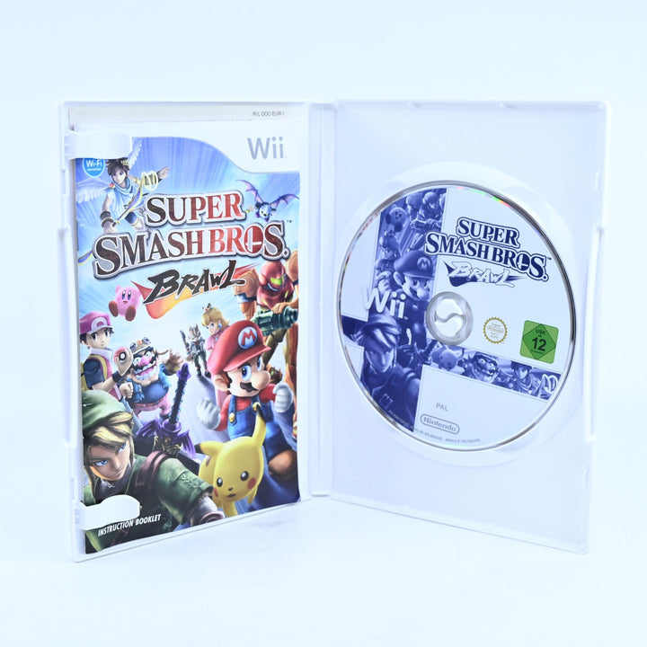 Super Smash Bros. Brawl - Nintendo Wii Game + Manual - PAL - MINT DISC!