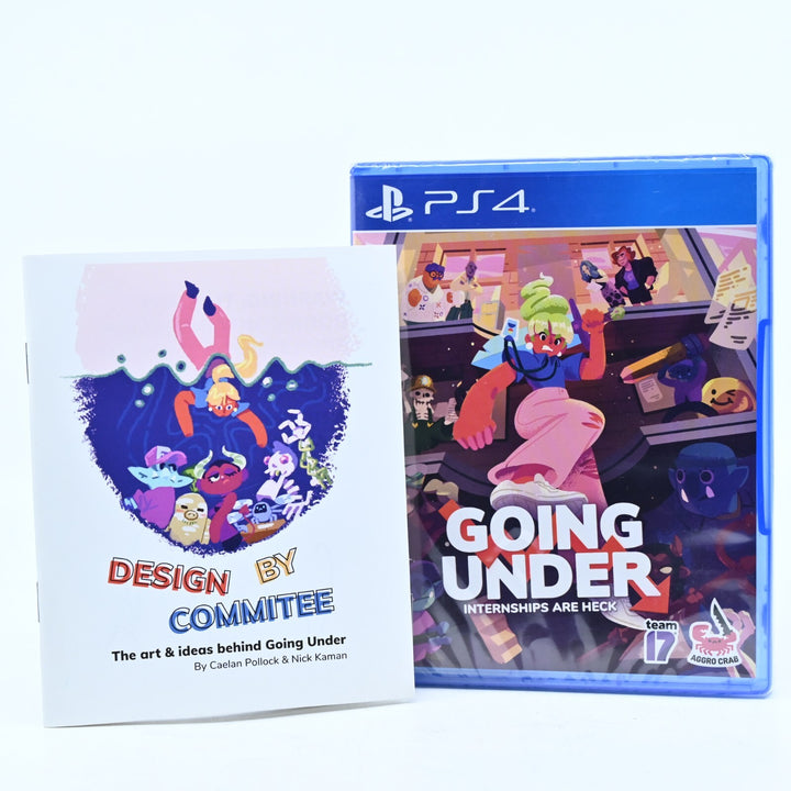 SEALED! Going Under + Book - Sony Playstation 4 / PS4 Game - FREE POST!