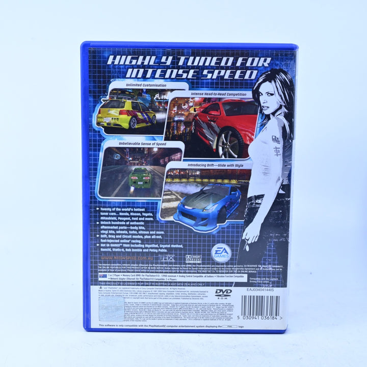 Need for Speed Underground - Sony Playstation 2 / PS2 Game + Manual - PAL