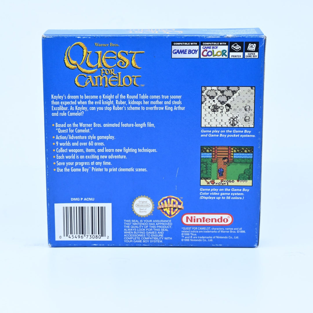 Quest for Camelot - Nintendo Gameboy Color Boxed Game - No Manual