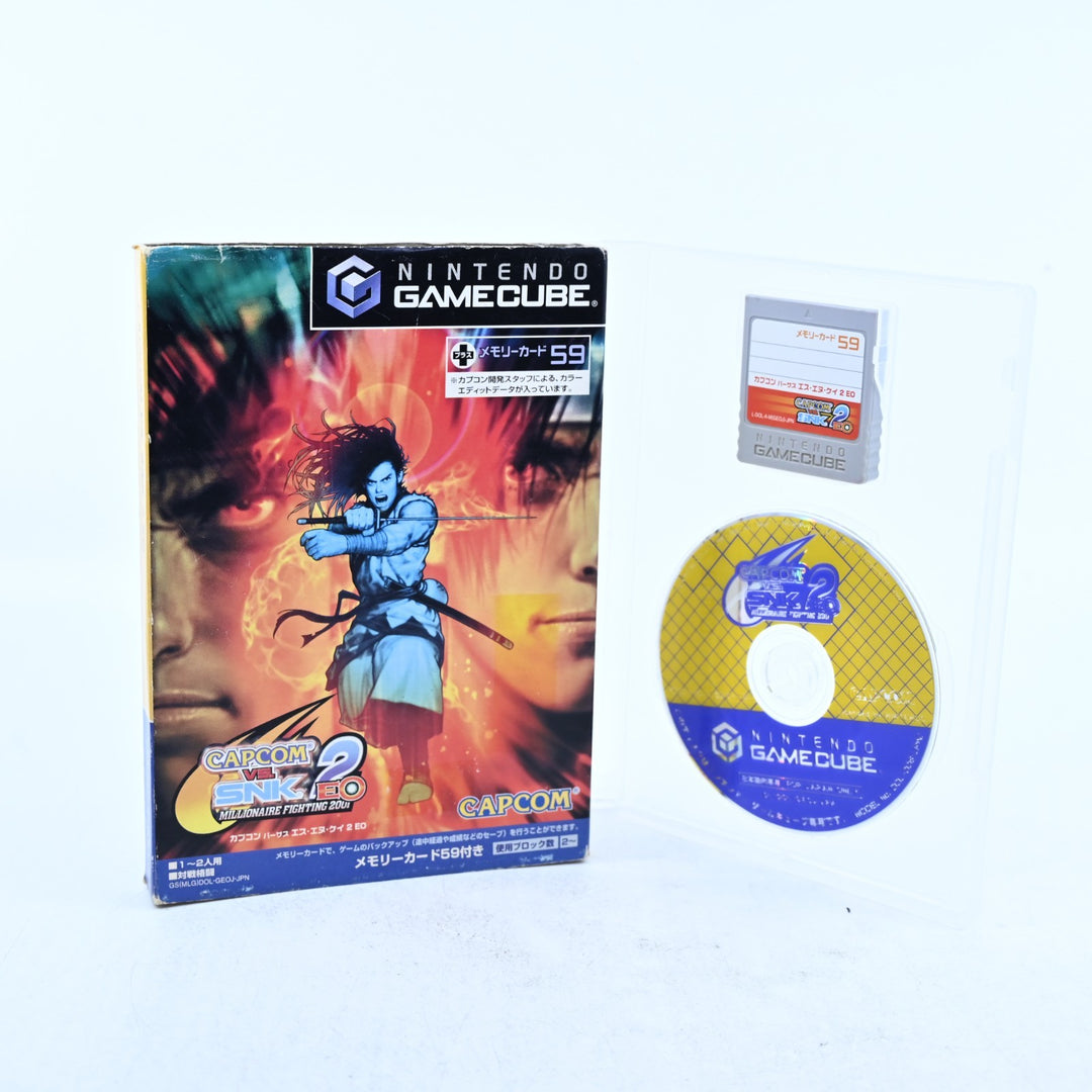 Capcom vs. SNK 2 EO - Nintendo Gamecube Game + Manual - NTSC-J - FREE POST!