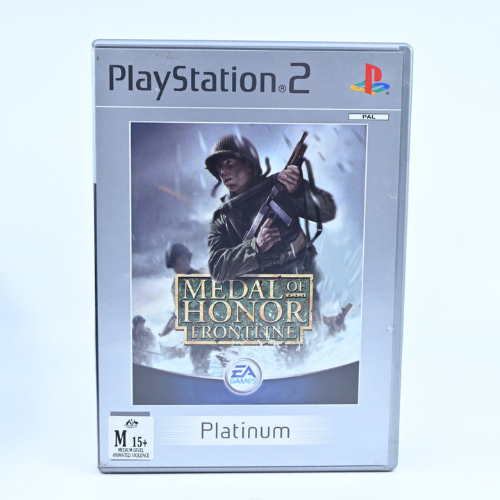 Medal of Honor: Frontline - Sony Playstation 2 / PS2 Game + Manual - MINT DISC!