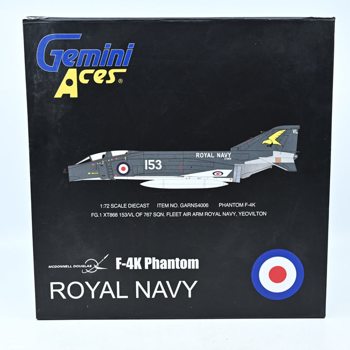 GeminiJets F-4K  Phantom II FG.1 XT868 153/VL of 767 SQN. GARNS4006 - Plane