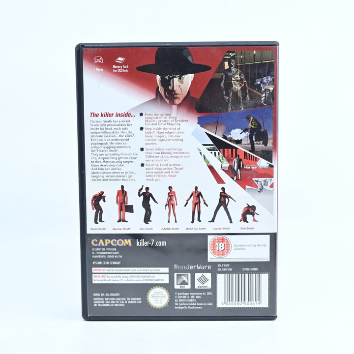 Killer 7 - Nintendo Gamecube Game - No Manual - PAL - FREE POST!