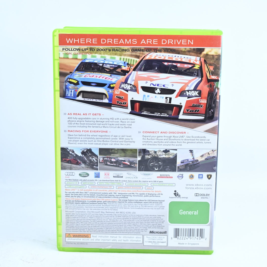 Forza Motorsport 3 - Xbox 360 Game - No Manual - PAL - MINT DISCS!