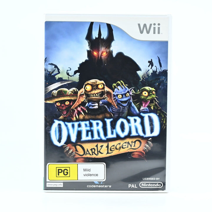 Overlord: Dark Legend - Nintendo Wii Game + Manual - PAL - MINT DISC!