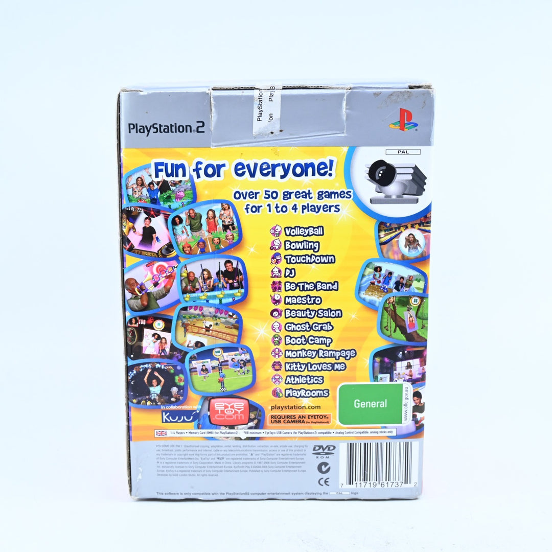 EyeToy Play 3 Camera Bundle - Sony Playstation 2 / PS2 Game + Manual - PAL