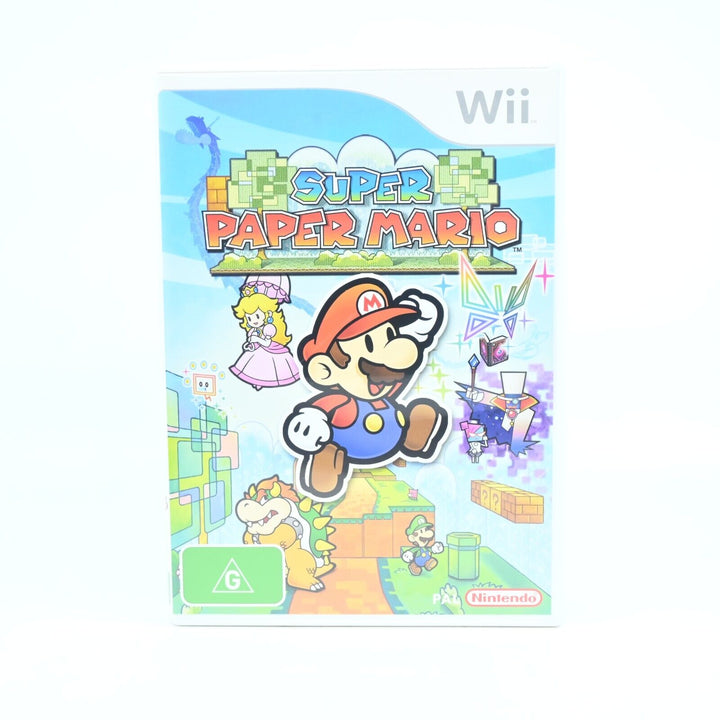 Super Paper Mario - Nintendo Wii Game - No Manual - PAL - MINT DISC!