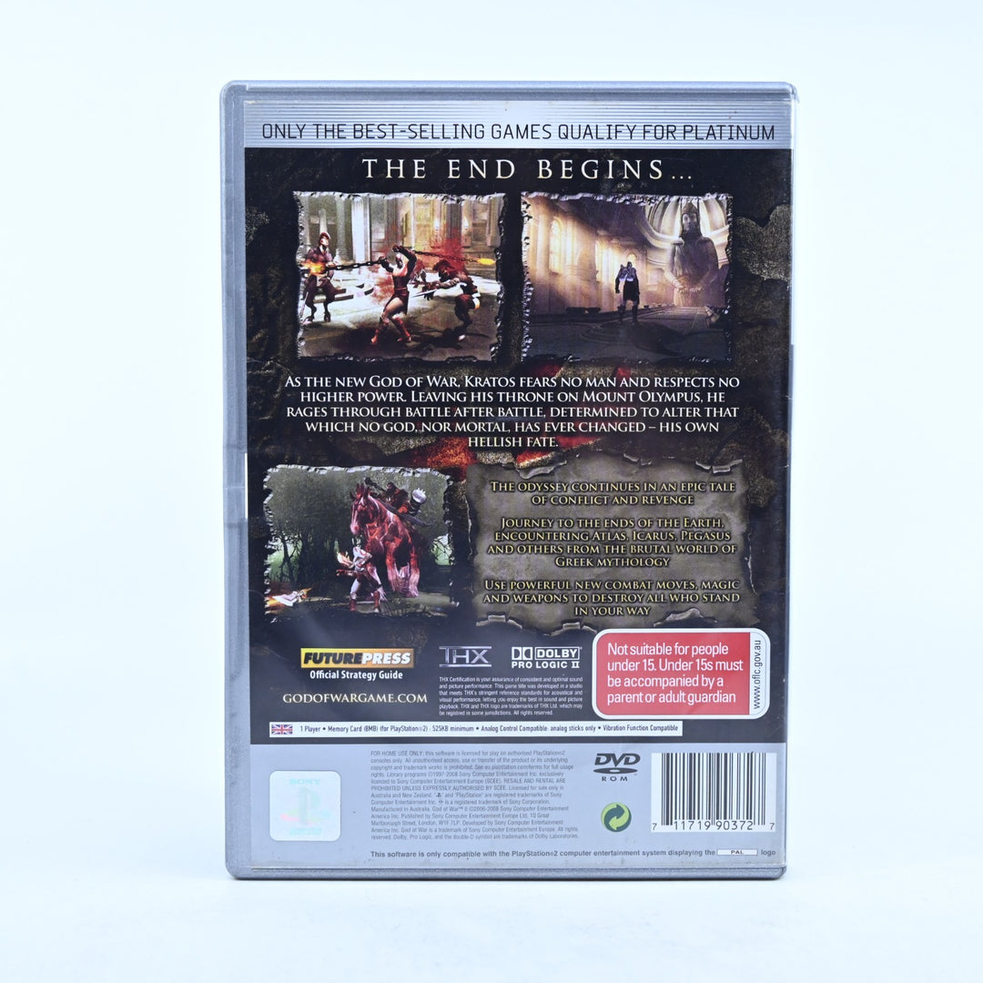 God of War II - Sony Playstation 2 / PS2 Game + Manual - PAL - MINT DISC!