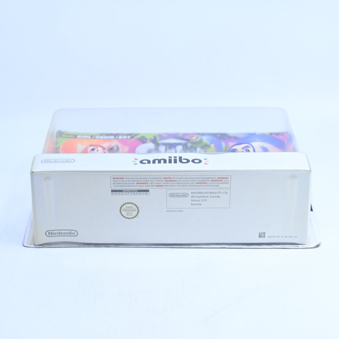 SEALED! Inkling Girl/Squid/Boy Amiibo Set - Splatoon - Toy - FREE POST!