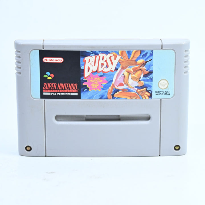 Bubsy - Super Nintendo / SNES Game - PAL - FREE POST!