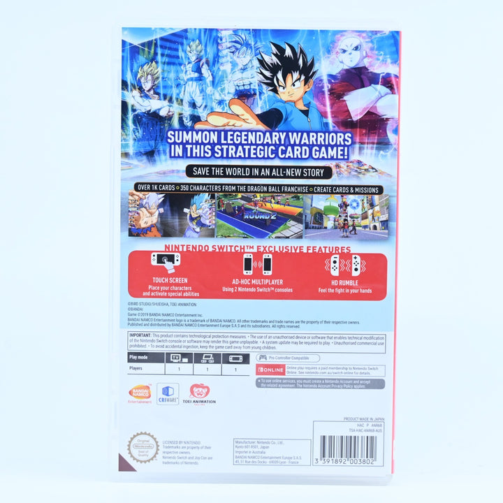 Super Dragon Ball Heroes World Mission - Nintendo Switch Game - FREE POST!