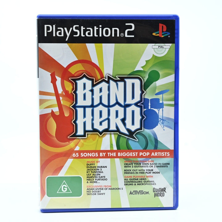 Band Hero - Sony Playstation 2 / PS2 Game + Manual - PAL - MINT DISC!