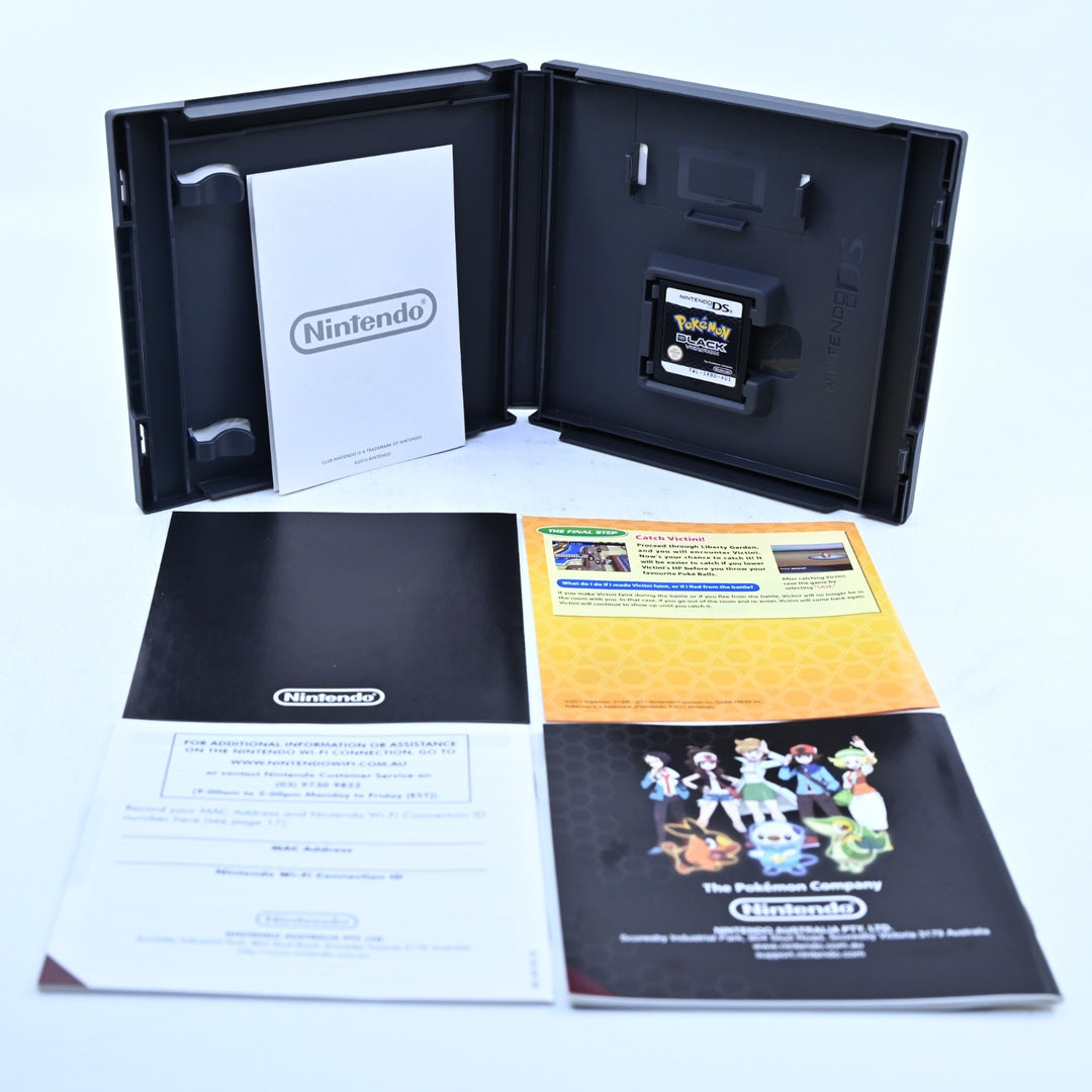 Pokemon Black Version - Nintendo DS Game - PAL + Manual - FREE POST!