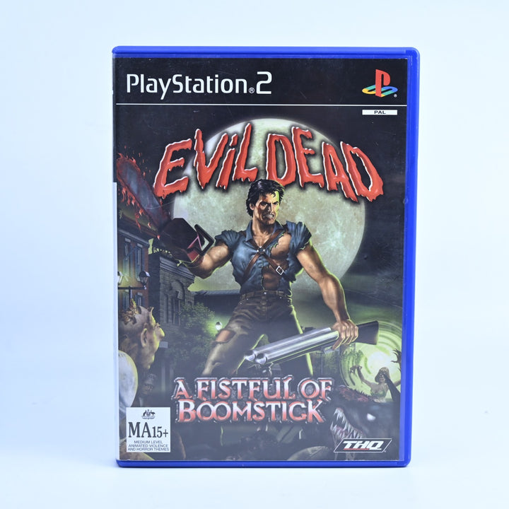 Evil Dead: Fistful of Boomstick - Sony Playstation 2 / PS2 Game + Manual - PAL